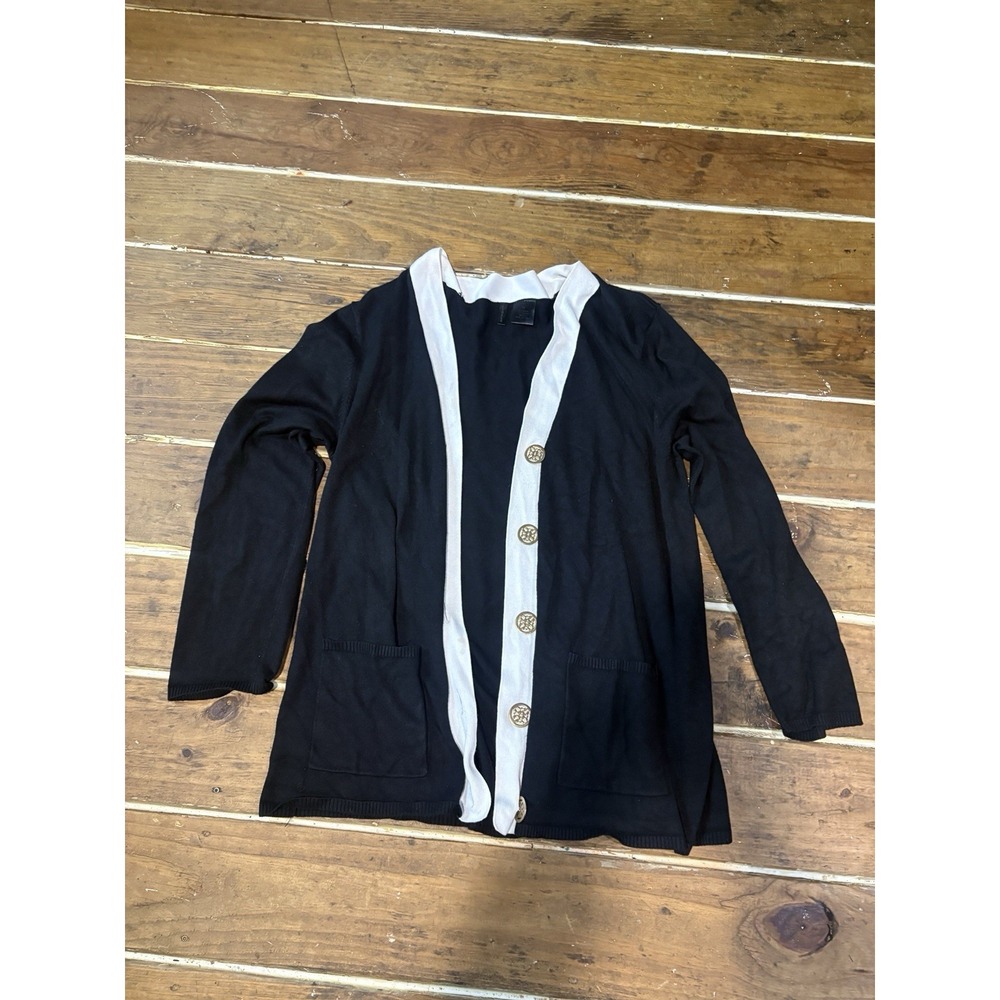 Etoile SweaterCardagain Golden Buttons White Trim  1x